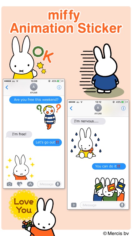 Miffy Animation Stickers