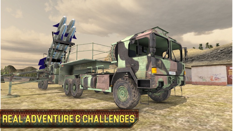 Nuclear Bomb Transport Truck & Trucker Driver Game screenshot-4