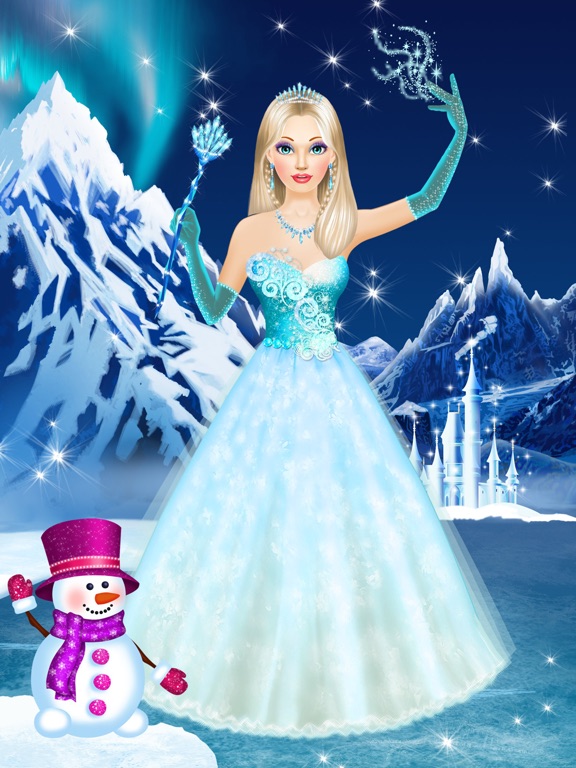 Игра Снежная королева макияж и мода - игры для девочек