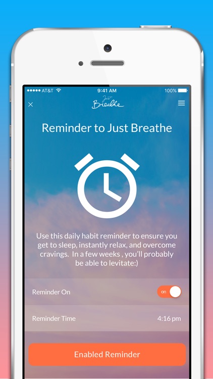 Just Breathe - 4-7-8 Breathing Technique App screenshot-3