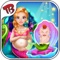 Mermaid Mommy New Born Baby Doctor - Hospital Game For Kids & Girls
