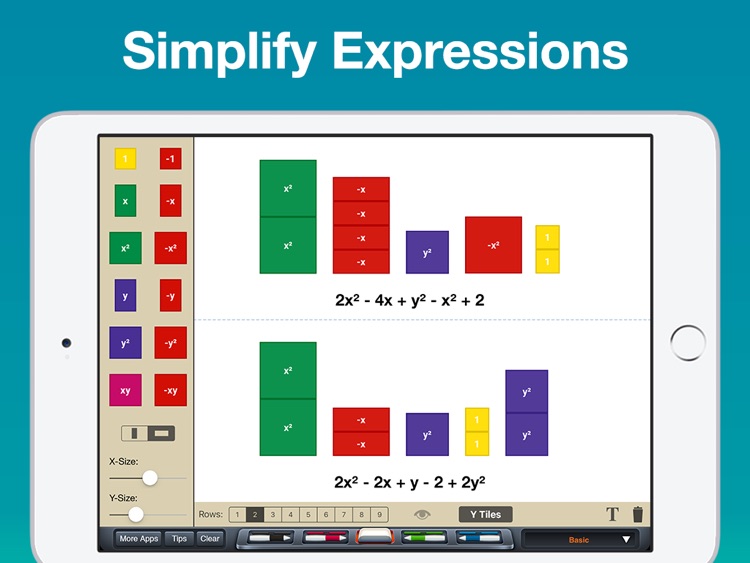 Algebra Tiles screenshot-3