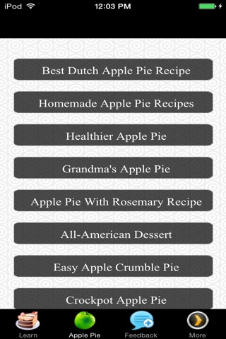 Apple Pie Recipes screenshot 3