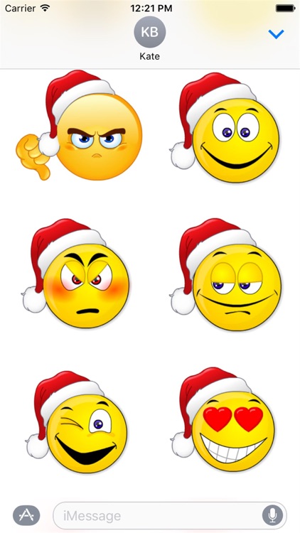 Santamoji Sticker Pack screenshot-3