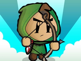 A colourful pack of cartoony stickers featuring characters from Castle Invasion: Throne Out