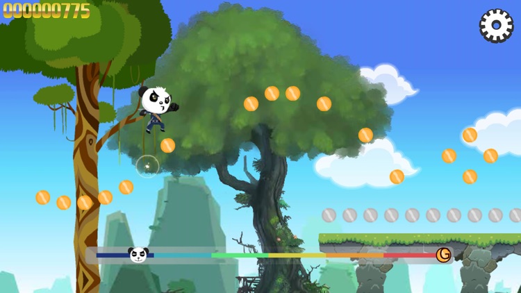 Ninja panda angry run game screenshot-3