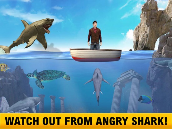 2016 акул копье рыбалка охотник в море мире игр для iPad