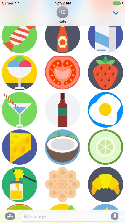 Food Stickers and Emojis for iMessage