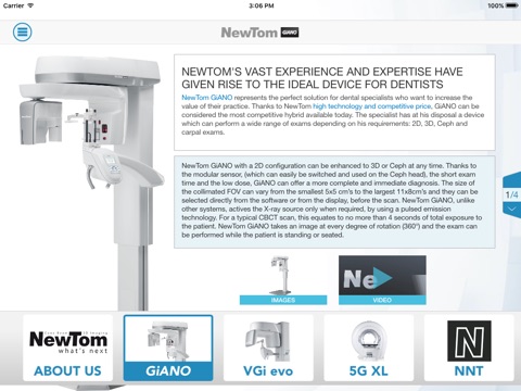 NewTom Catalogue screenshot 2