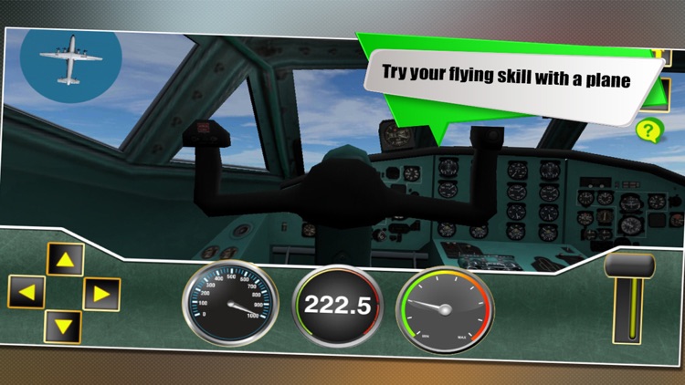 Real Airport Flight Airplane Sim 3D Simulator screenshot-3