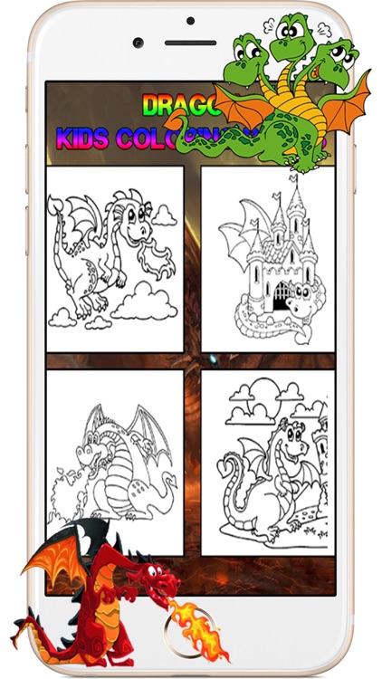 Dragon Kids Coloring Books for Babies and Toddlers