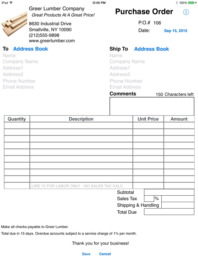 Simple Purchase Order(圖2)-速報App