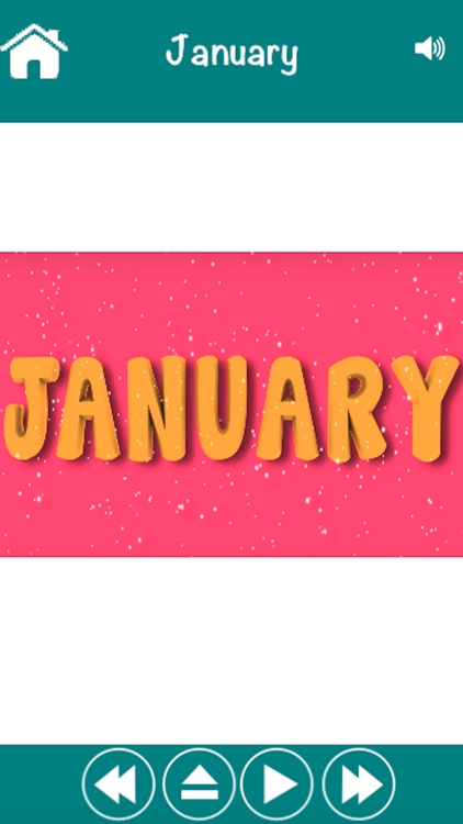 Fun English Vocabulary Months Of The Year Learning Games - A toddler calendar learning app