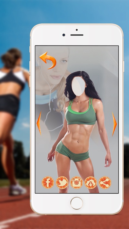 Fitness Girl Body Build.ing Photo Montage App - Get Strong Muscle and Six Pack Ab.s in Virtual Gym screenshot-4