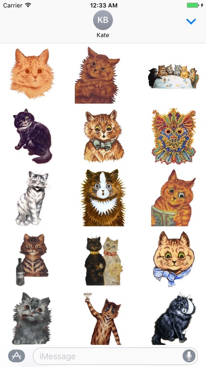 Wain Cat Stickers