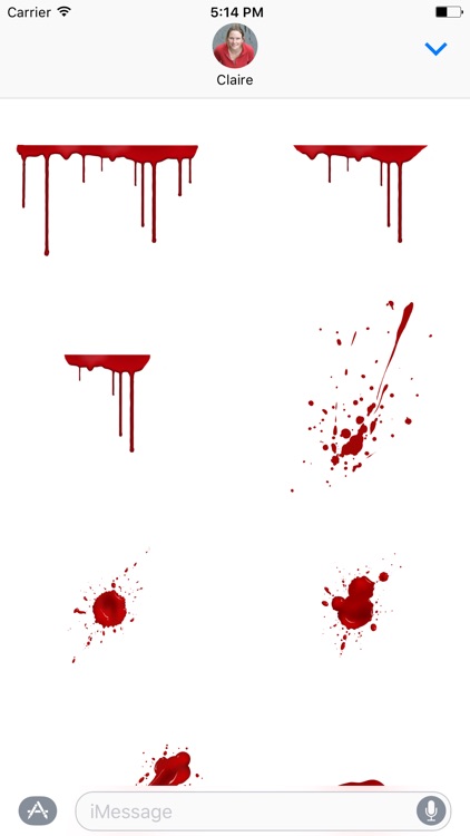 Blood Stickers