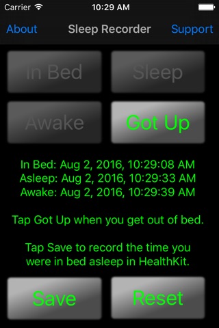 Sleep Data Recorder screenshot 4