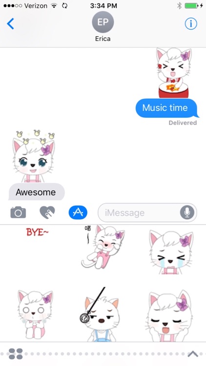 Animated Cat Emojis for iMessages screenshot-3