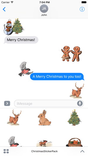 Christmas Illustrated Sticker Pack