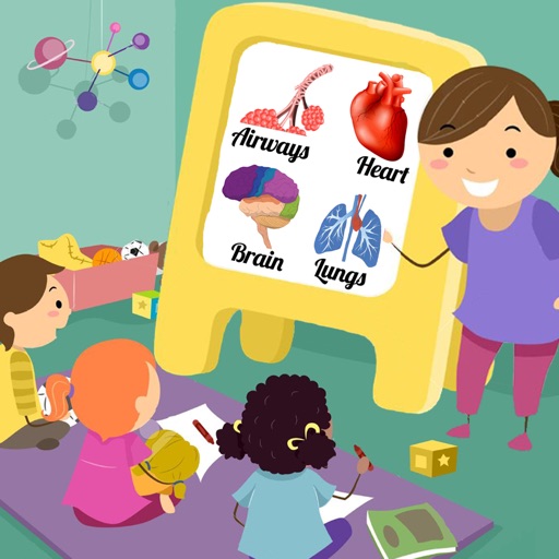 Human Anatomy Learning For Kids Using Flashcard icon