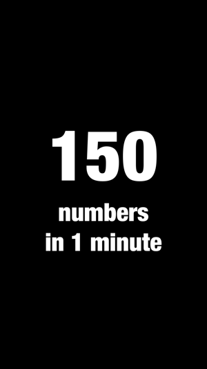 150 numbers in 1 minute(圖1)-速報App