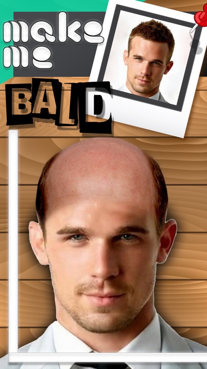 Bald Head Virtual Barber Shop Funny Picture Frames by 