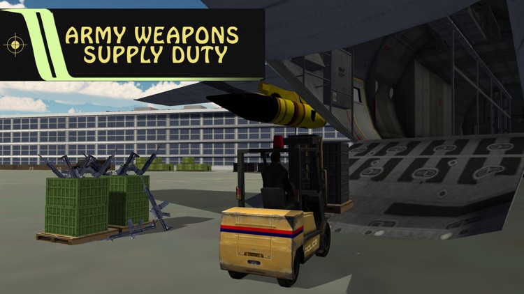 Army Weapon Cargo Plane –Drive Transport Simulator