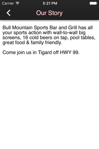Bull Mountain Bar & Grill screenshot 2