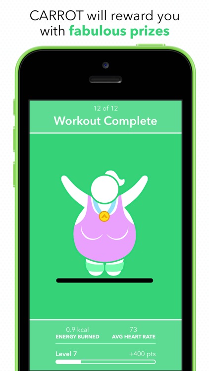 CARROT Fit - 7 Minute Workout & Weight Tracker screenshot-3