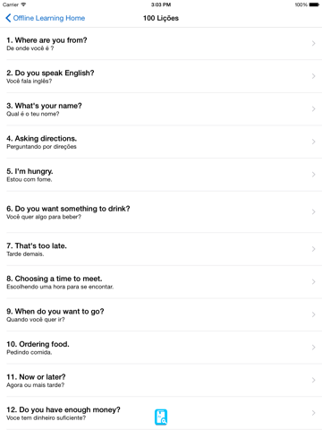 English Study Pro for Portugese - Aprender Inglês screenshot 4