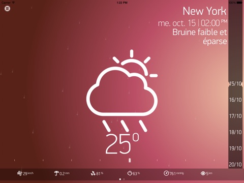 Weather Book for iPad screenshot 3