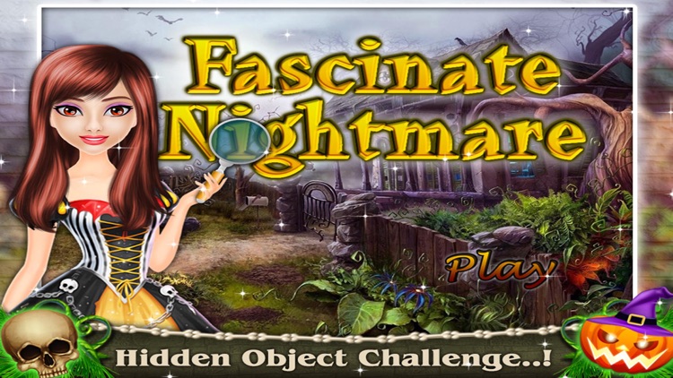 Fascinate Nightmare - Free Halloween Hidden Object