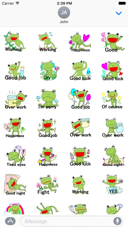 Frog Emoji Stickers screenshot-3