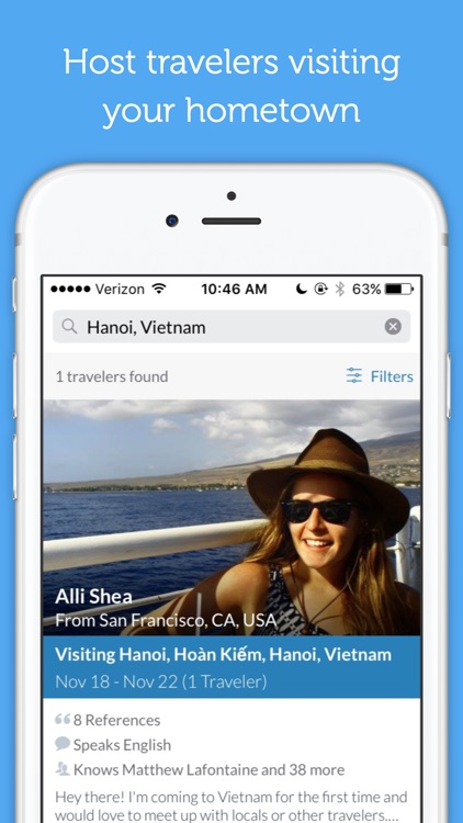 Couchsurfing Travel App
