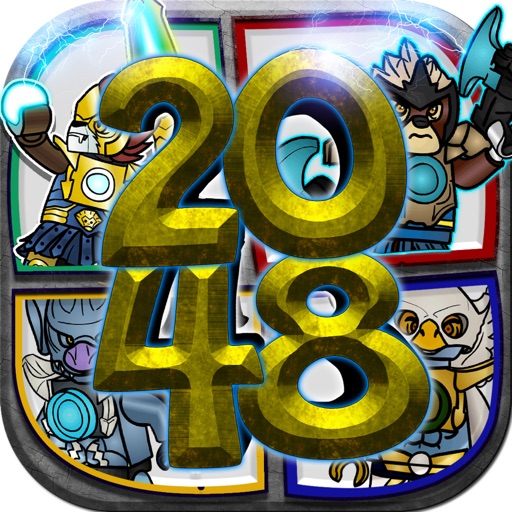 2048 + UNDO Puzzle Games -“for Lego Legends Chima” icon