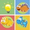 Dinosaur animals matching remember game preschool is very cute and funny matches game 