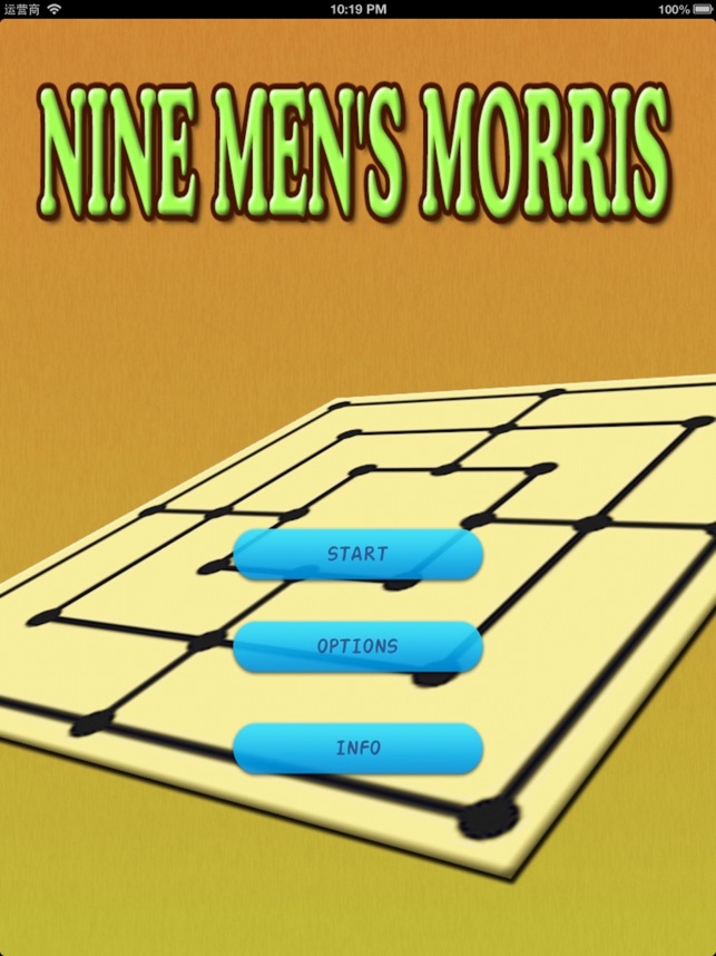 Nine Men Morris Man Abstract
