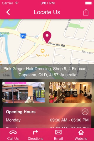 Pink Ginger Hair Dressing screenshot 3