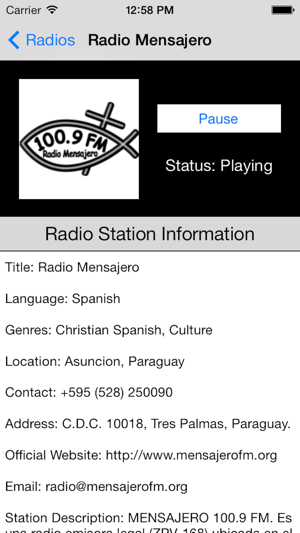 Paraguay Radio Live Player (Asunción / Spanish / Guaraní / e(圖5)-速報App