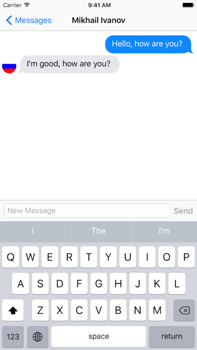 Screenshot #3 pour Hello – Worldwide messaging.
