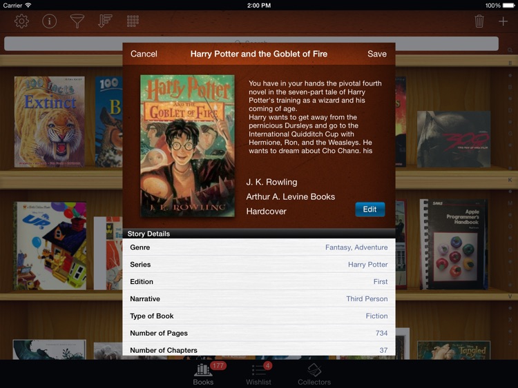 Books Manager Pro for iPad