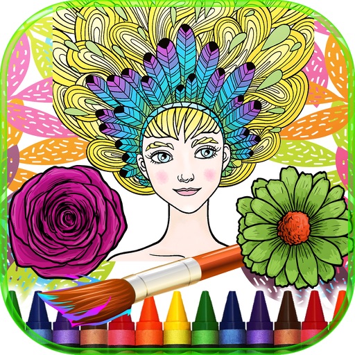 The Secret Garden Adult Coloring Book icon