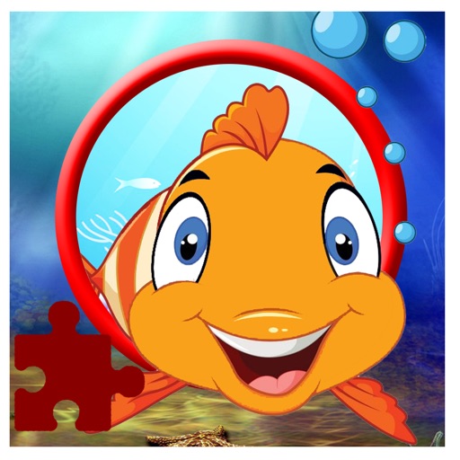 Kids Game Tiny Clown Fish Jigsaw Puzzle Edition iOS App