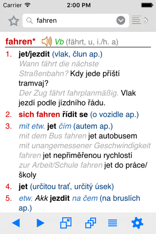 Lingea Německo-český velký slovník screenshot 2