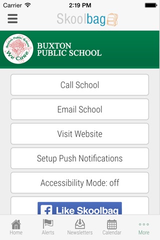 Buxton Public School - Skoolbag screenshot 4