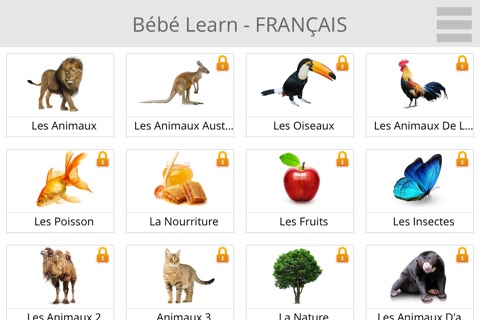 Baby Learn - FRENCH screenshot 2