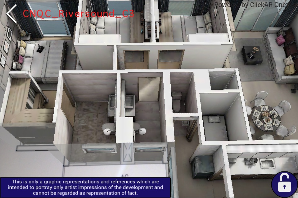 Qingjian Realty Virtual AR Floorplan screenshot 2