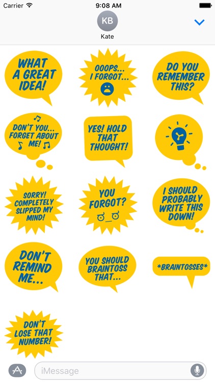 Braintoss Stickers