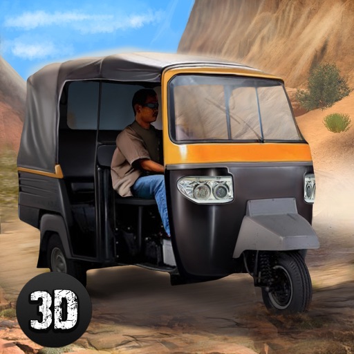 Tuk Tuk Rickshaw Offroad Driver 3D Full Icon