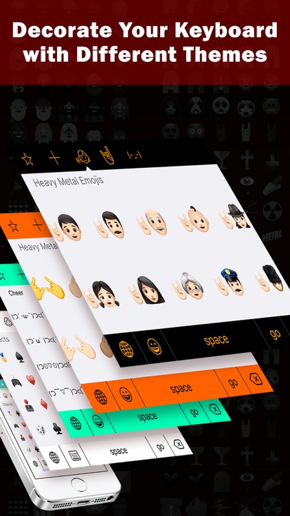 Heavy Metal Emoji Keyboard - Special Emojis App